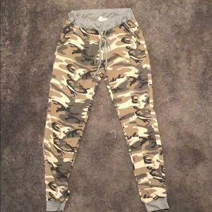Camo joggers